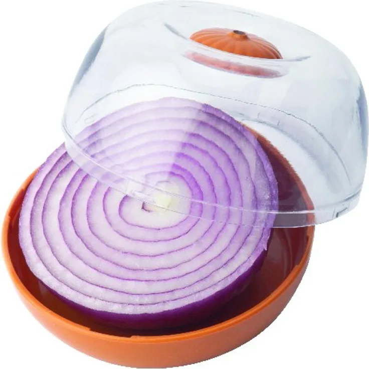 Joie 31012 Dose speichern Zwiebeln wendbar, Braun und Transparent