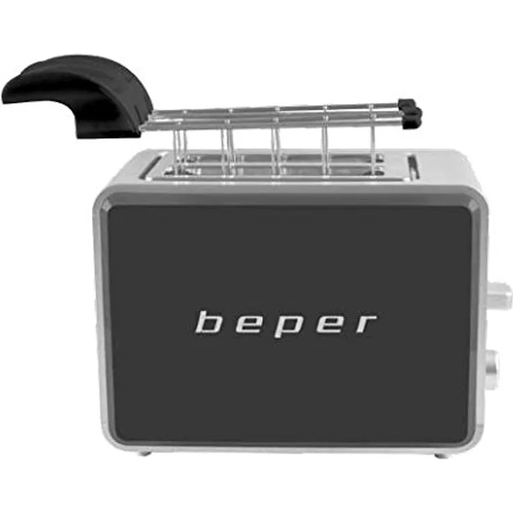 Beper BT.001N Toaster, Schwarz