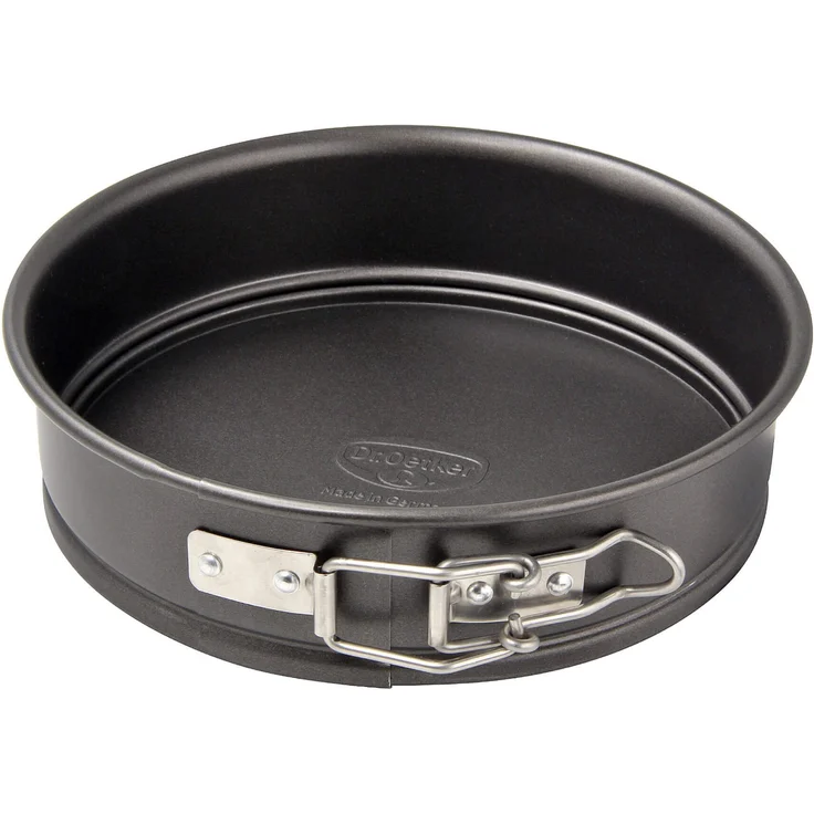 Dr. Oetker Springform Ø 16 cm, kleine Kuchenform mit Flachboden, runde Backform aus Stahl mit Antihaftbeschichtung (Farbe: schwarz), Menge: 1 Stück – Bild 2
