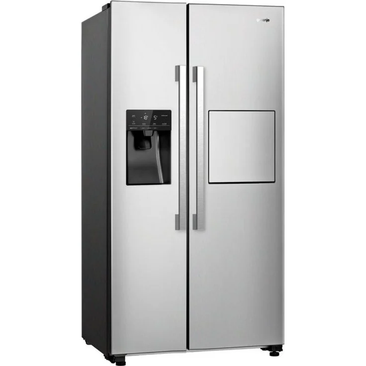 Gorenje NRS 9182 VXB1 Side-by-Side-Kühlschrank, freistehend, edelstahl, NoFrost, Schnellkühlen, Wasserspender, Festwasseranschluss, Breite 91 cm – Bild 5