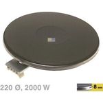 Kochplatte 220mmØ 2000W 400V