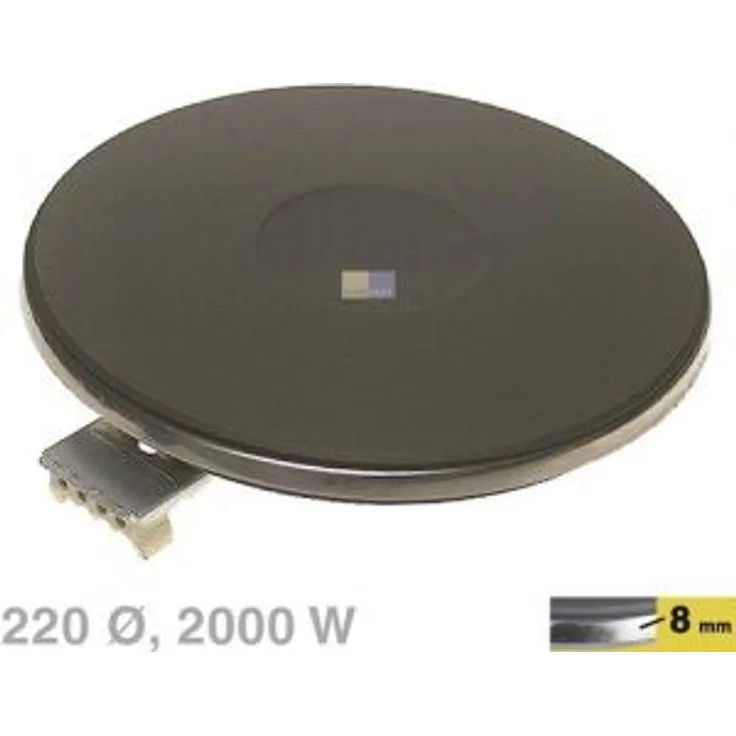 Kochplatte 220mmØ 2000W 400V