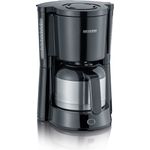 Severin KA 4836 TYPE mit 2 Thermokannen, Timer, Schwenkfilter, schwarz