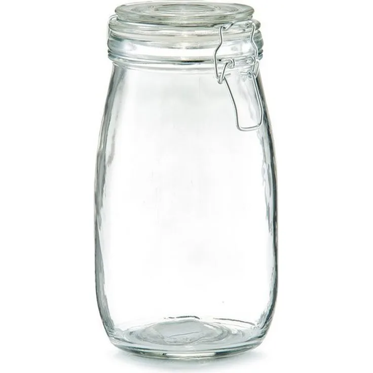 Zeller Present Vorratsglas, Einmachglas, Glas, 1,45L, transparent