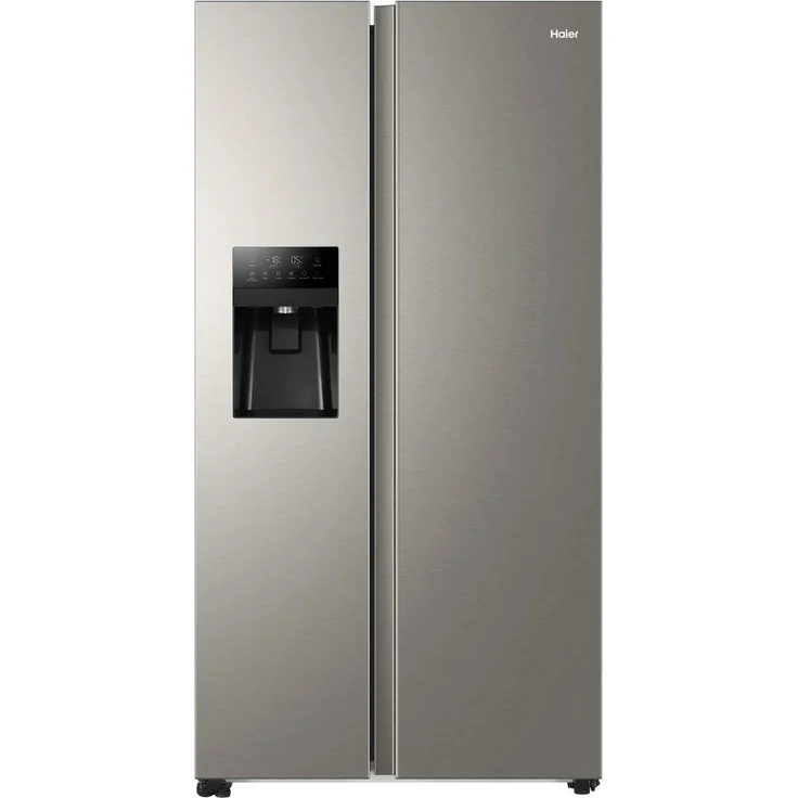 Haier HSR3918FIMP Side-by-Side-Kühlschrank, freistehend, Platin, Full NoFrost, Wasser- und Eiswürfelspender, Festwasseranschluss, Schnellkühlen und -gefrieren, Breite 90.8 cm – Bild 3