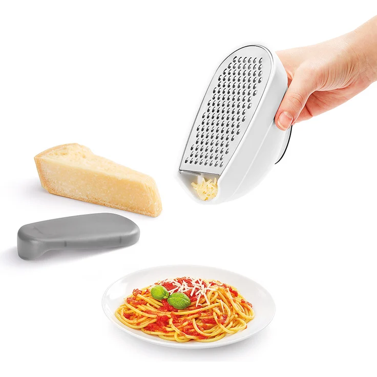 Metaltex 199709080 Box-Reibe mit Aufbewahrung, Kunststoff, Edelstahl – Bild 2