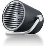 Fancii Kleiner USB Ventilator Ultra Leise - Mini Tischventilator Lüfter mit Doppelturboblättern für den Schreibtisch, Zuhause, Büro und Zimmer