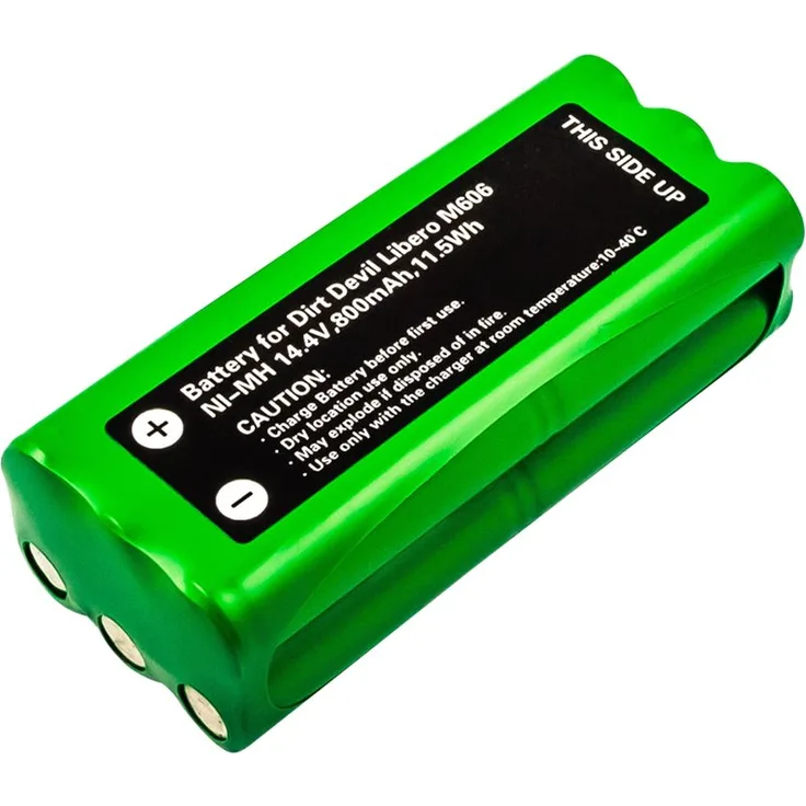 MicroBattery MBVC0001 Staubsauger Zubehör-Zusatz Robot Vacuum Batterie-Akku - Staubsauger Zubehör & Zusätze (Robot Vacuum, Batterie-Akku, Nickel-Metallhydrid (NiMH), 800 mAh, 14,4 V, 11,5 Wh)