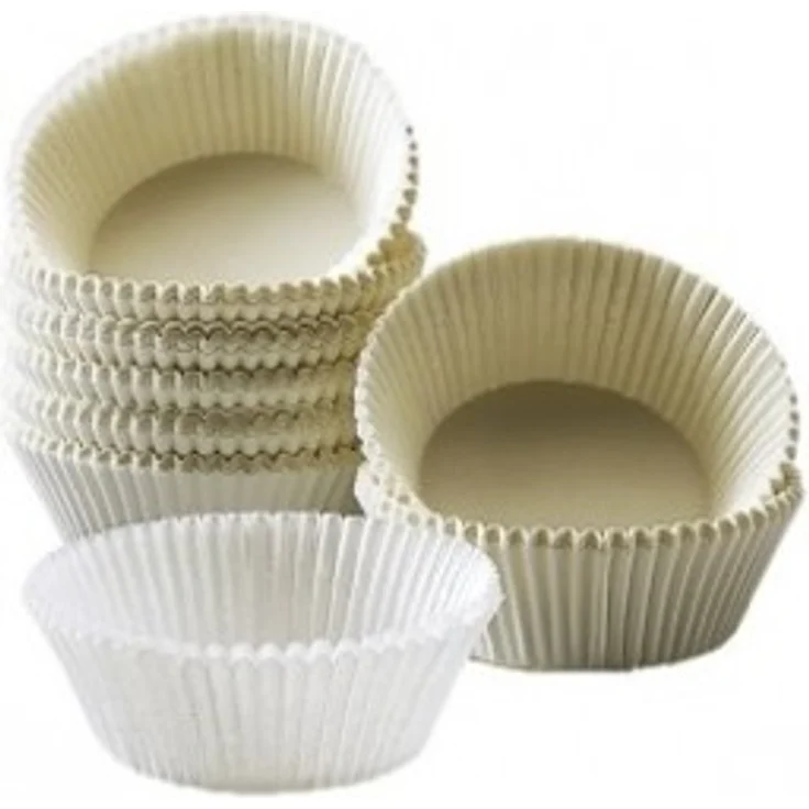 Kaiser Inspiration Mini Muffin Förmchen, 200 Stück, weiß, Ø 4,5 cm, fettdicht, ideal für süße und herzhafte Muffins – Bild 1