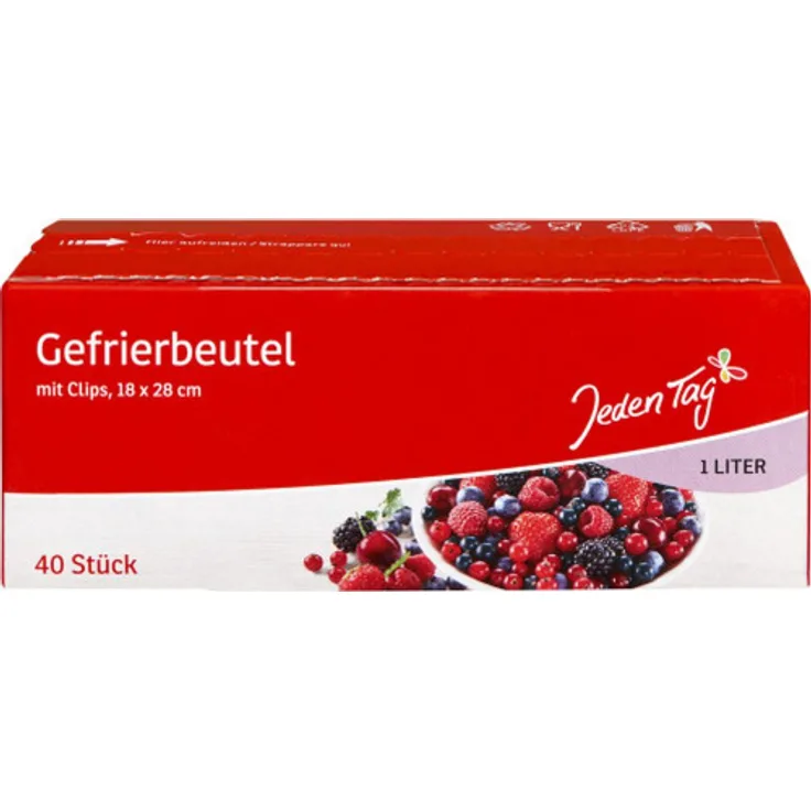 JedenTag Gefrierbeutel 1l 40 Stück