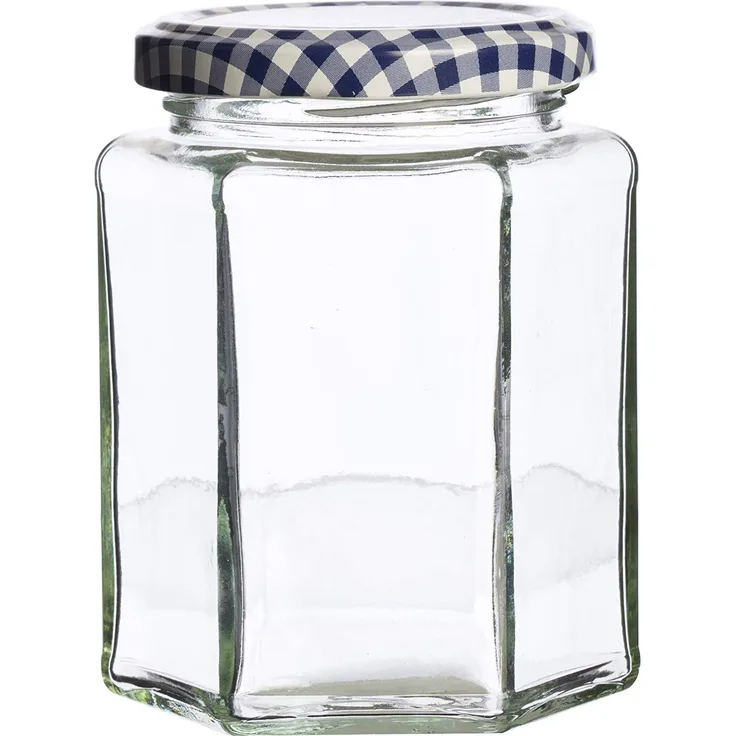 KILNER 6-eckiges Einkochglas mit Drehverschluss Glas, 280 ml