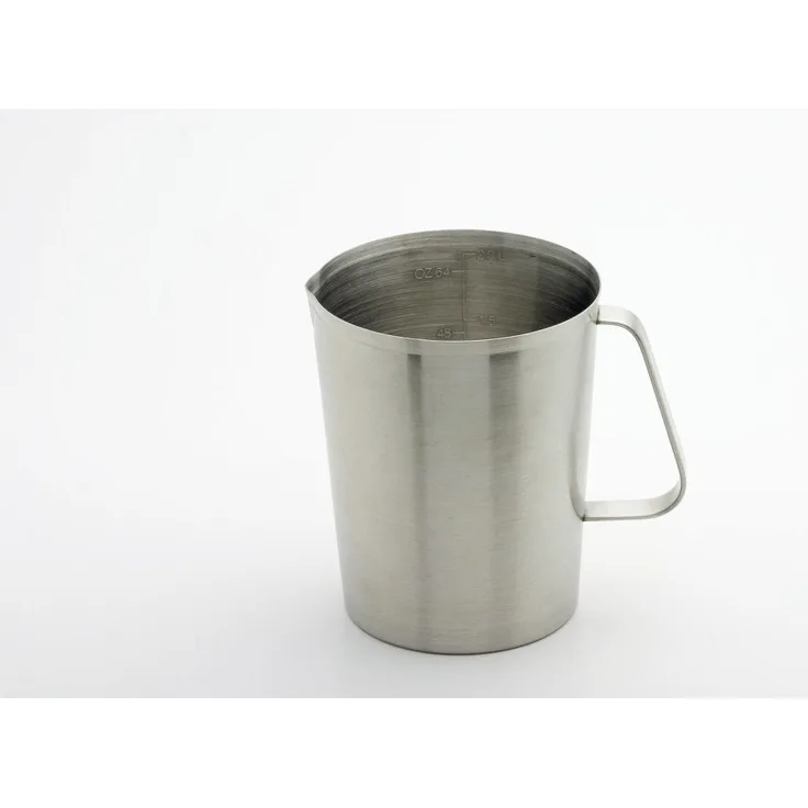 Weis Messbecher 2 L, Edelstahl, Silber, 15 x 15 x 17 cm