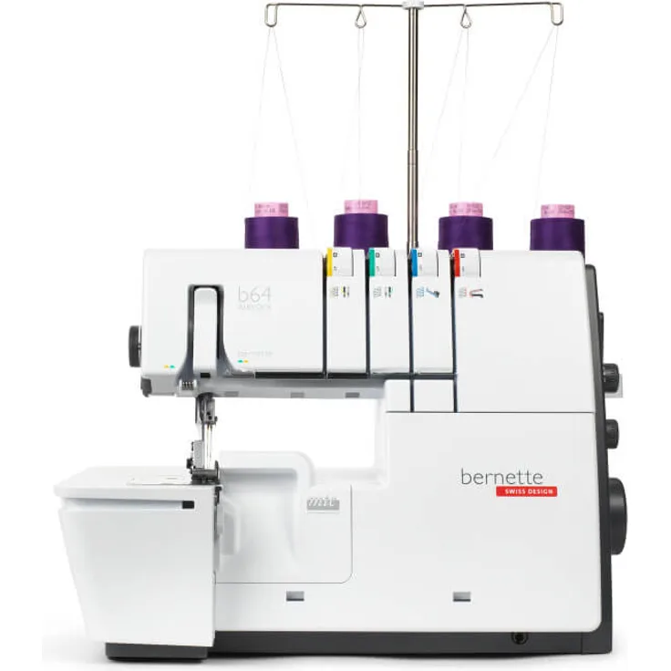 Bernette b64 Airlock Overlock Overlock-Nähmaschine, weiß
