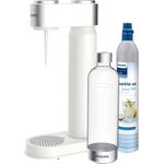 Philips GoZero ADD4902WH Wassersprudler, 1 Liter, inkl. CO2-Zylinder, Kunststoff, Edelstahl, weiß