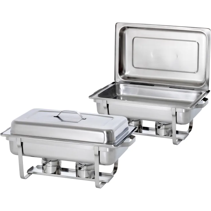 Bartscher Twin Pack 2 Chafing Dishes 1-1, Edelstahl