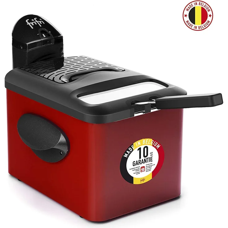 Frifri 1905r ? Fritteusen Single, Schwarz, Rot