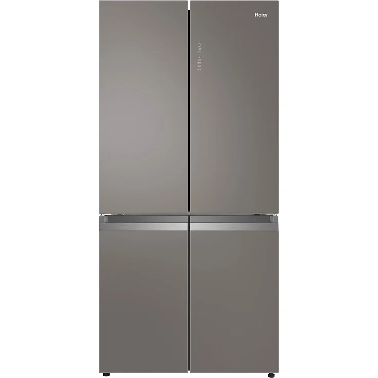 Haier HTF-540DGG7 Side-by-Side-Kühlschrank, freistehend, silber, NoFrost, 0-Grad-Zone, Schnellkühlen und -gefrieren, LED, Breite 90.8 cm, Energieklasse F – Bild 1