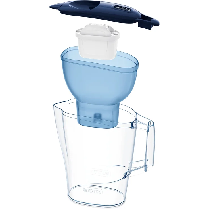 BRITA Wasserfilter Aluna blau inkl. 1 MAXTRA+ Filterkartusche– robuster BRITA Filter zur Reduzierung von Kalk und Chlor und im Leitungswasser – Bild 2