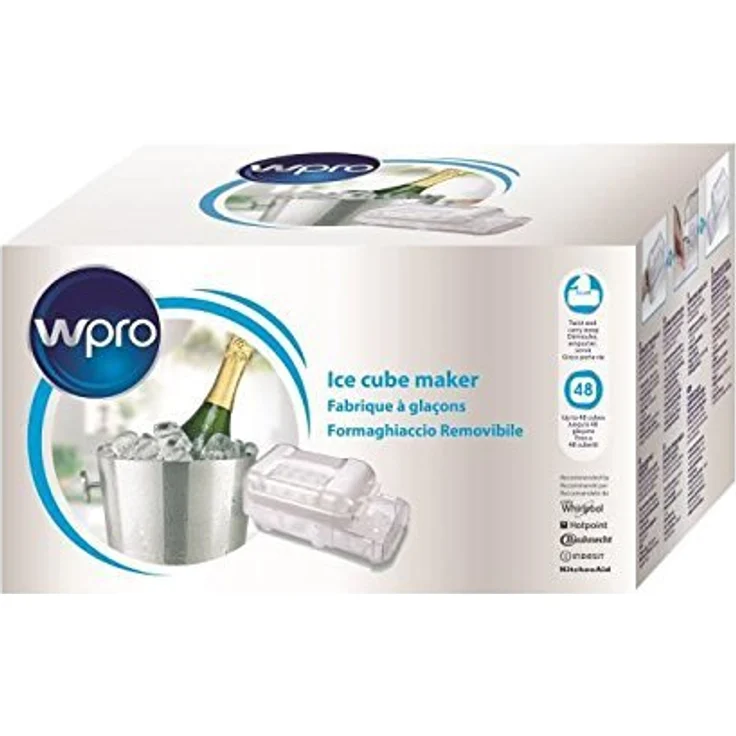 Wpro ICM101 Kühlzubehör, Ice Mate, Herausnehmbares Eisfach, Universell