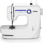 Tristar  - freiarm Maschine mit 10 voreingestellten Programme Geschwindigkeitsregler vor- und rückwärtsnäh-Funktion SM-6000 Nähmaschine, weiß