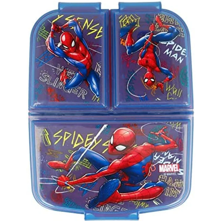 Stor Marvel Spiderman - Brotbox mit 3 Fächern