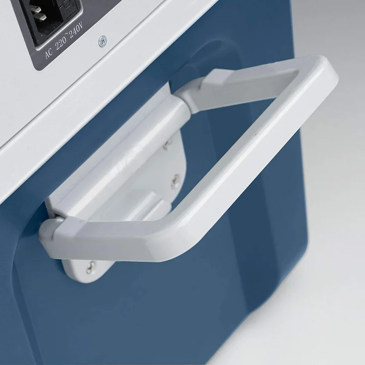 Mobicool MCF40 Kompressorkühlbox, Energieeffizienzklasse C, 38 Liter, Kompressor, weiß, blau – Bild 4