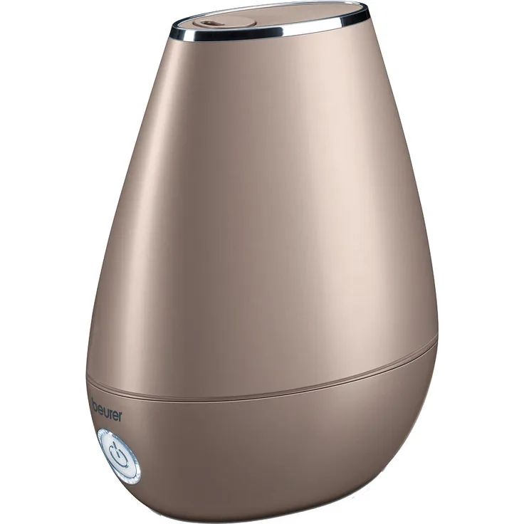 Beurer LB 37 Luftbefeuchter mit mikrofeiner Ultraschall-Zerstäubung, leiser Nachtmodus, Aromafunktion, toffee