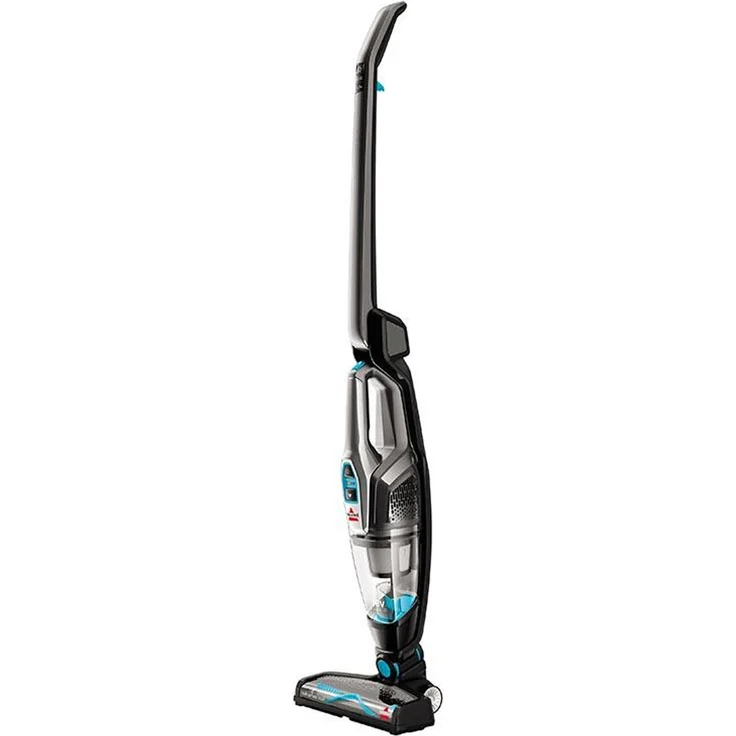 Bissell 2280N MultiReach Essential Handstaubsauger, 30 min Akkubetrieb, Zyklon-Technologie, abklappbarer Griff, Ladestation mit Aufsatzaufbewahrung, schwarz-blau – Bild 9