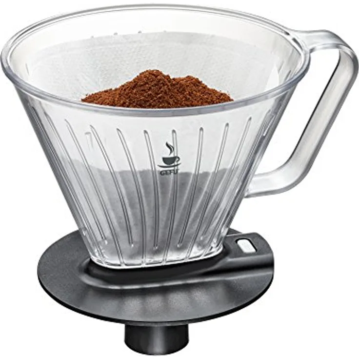 GEFU 16001 Kaffeefilter Fabiano - Filteraufsatz für die Kaffeekanne und Thermoskanne - Passend für Filter Gr. 4