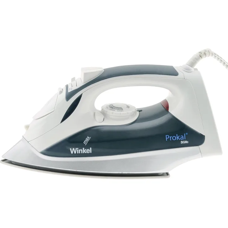 Winkel SG8c Dampfbügeleisen - Keramiksohle - 360 ml Wassertank - Kalkschutz-System - 2200 W - weiß