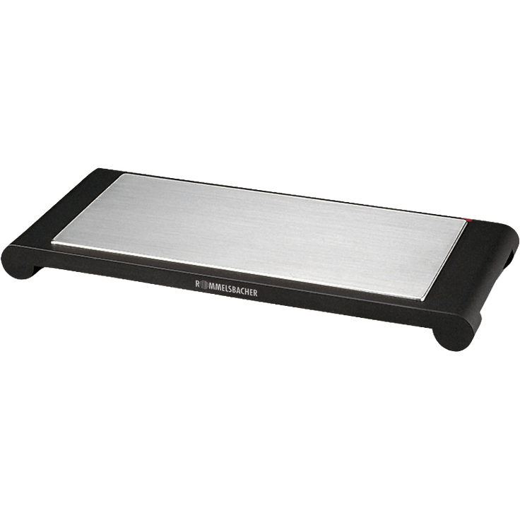 ROMMELSBACHER WPS 857 mobile Wärmespeicherplatte (kabellose Verwendung als Warmhalteplatte, Qualität Made in Germany, in nur 8 min auf 120°C, Wärmeabgabe bis 60 min, 850 W) Edelstahl