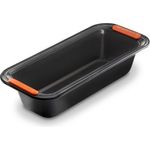Le Creuset Antihaft Kastenform, Rechteckig, 30 x 11,5 x 7 cm, PFOA-frei, Sauerteigbeständig, Aus Karbonstahl gefertigt, Anthrazit-Orange