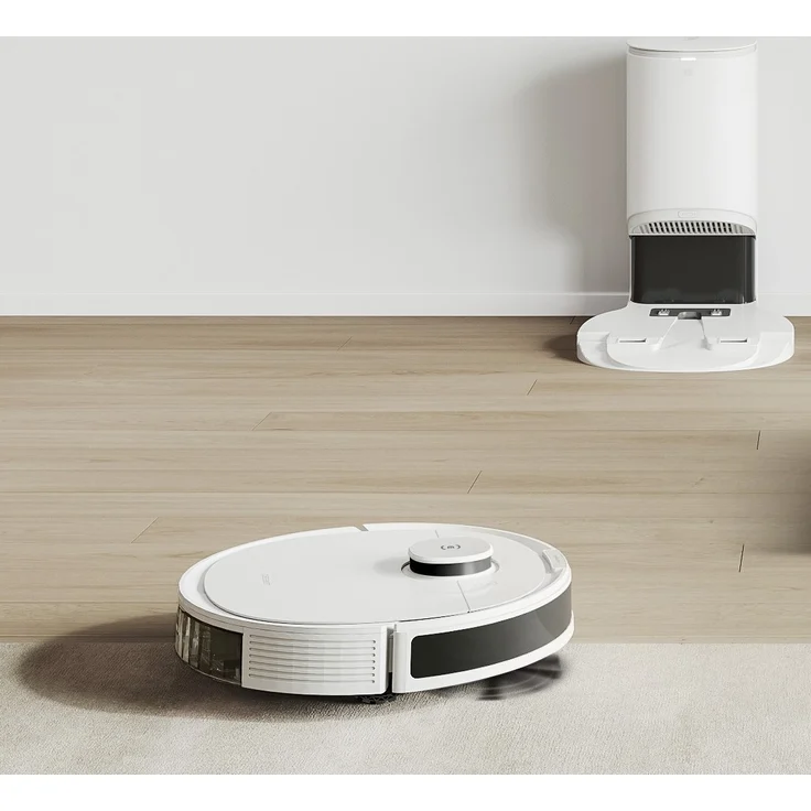 Ecovacs Deebot N8 Pro+ Saugroboter mit Wischfunktion und Absaugstation, TrueDetect 3D Technologie, 110 min Akkubetrieb, weiß – Bild 5