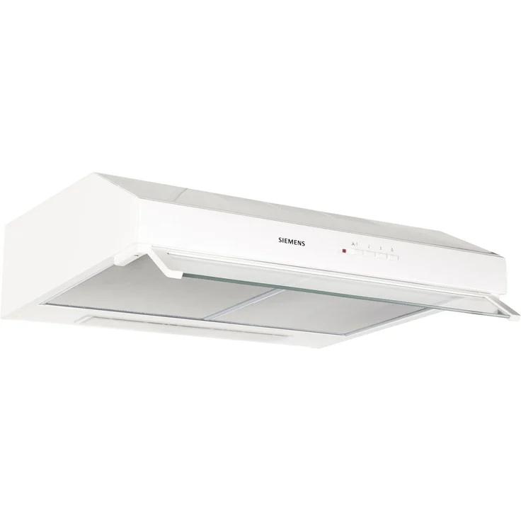 Siemens iQ100 LU63LCC20, Motorhaube, Standard, Breite: 60 cm, Tiefe: 48.2 cm, Abzug & Umluft, weiß – Bild 2