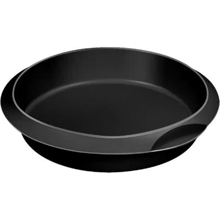Lékué Redondo 26 Negro Backform Tortenboden Classic 26 cm, Silikon, schwarz, 26x26x8 cm