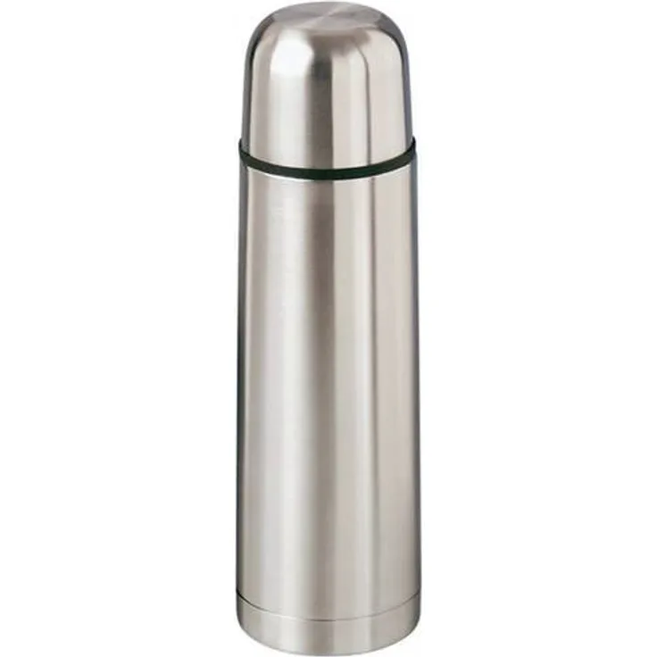 MATO Classico Thermoflasche Edelstahl (gebürstet), Schwarz 0.7l 4002