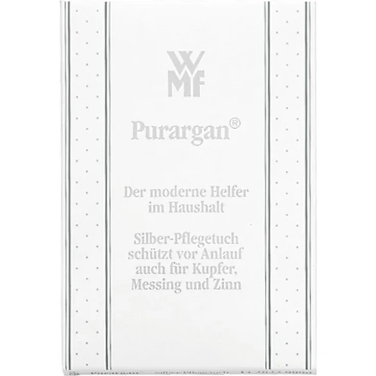 WMF Silberputztuch, 36 x 30 cm, Silberpflegetuch mit Anlauffschutz, schnelle Pflege für z.B. Silberbesteck, Reinigungstuch