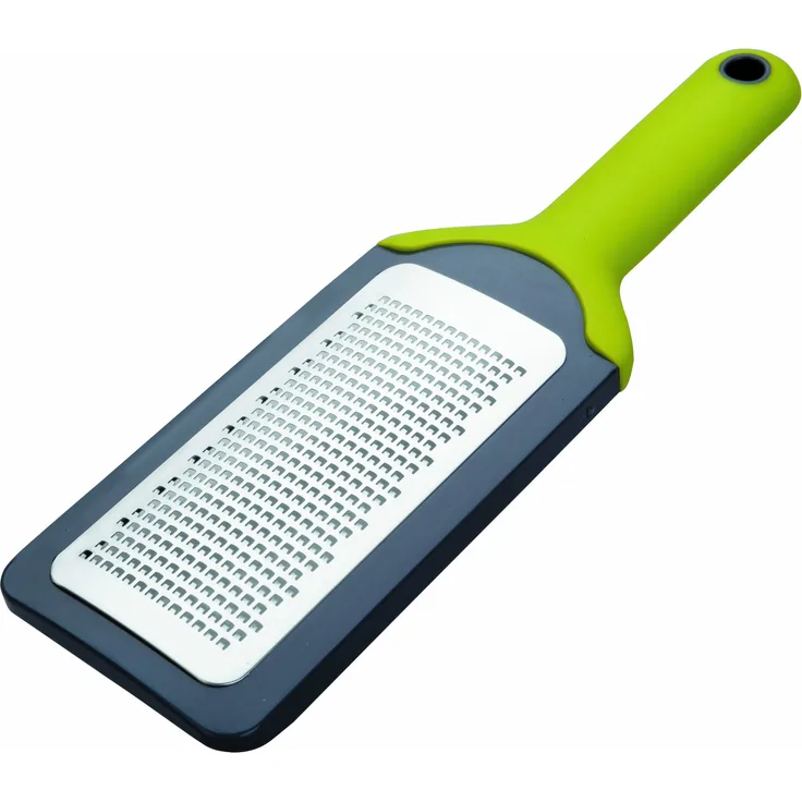 IBILI Reibe Easycook, fein, Edelstahl, grau-Silber-grün, 27 x 8 x 3 cm