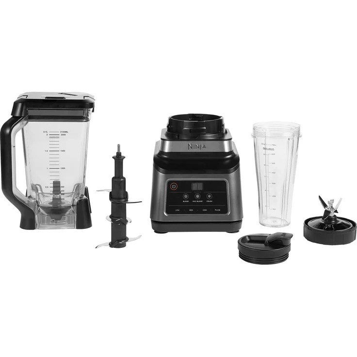 Ninja BN750 Standmixer, 1200W, Smoothie-Maker, Pulse-Funktion, One-Touch-Programme, schwarz, silber – Bild 2