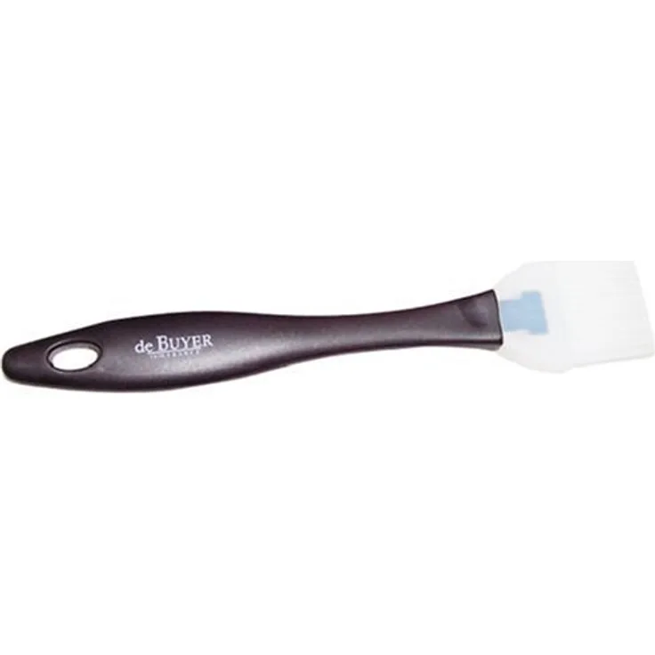De Buyer Silikon-Pinsel Konditor, schwarz, 19,5 cm x 3 cm