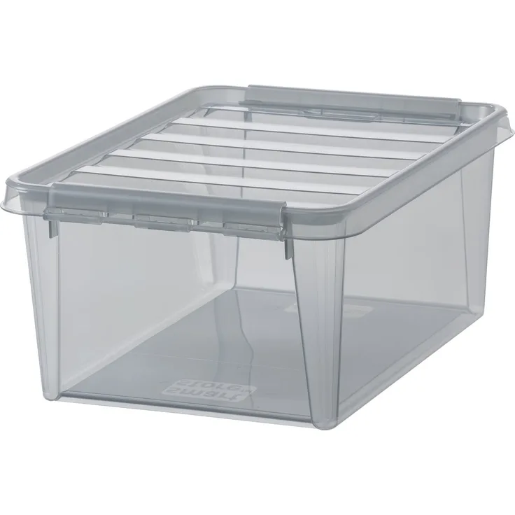Orthex Smart Store Colour Clipbox, PP, Grau, 40 x 30 x 19 cm