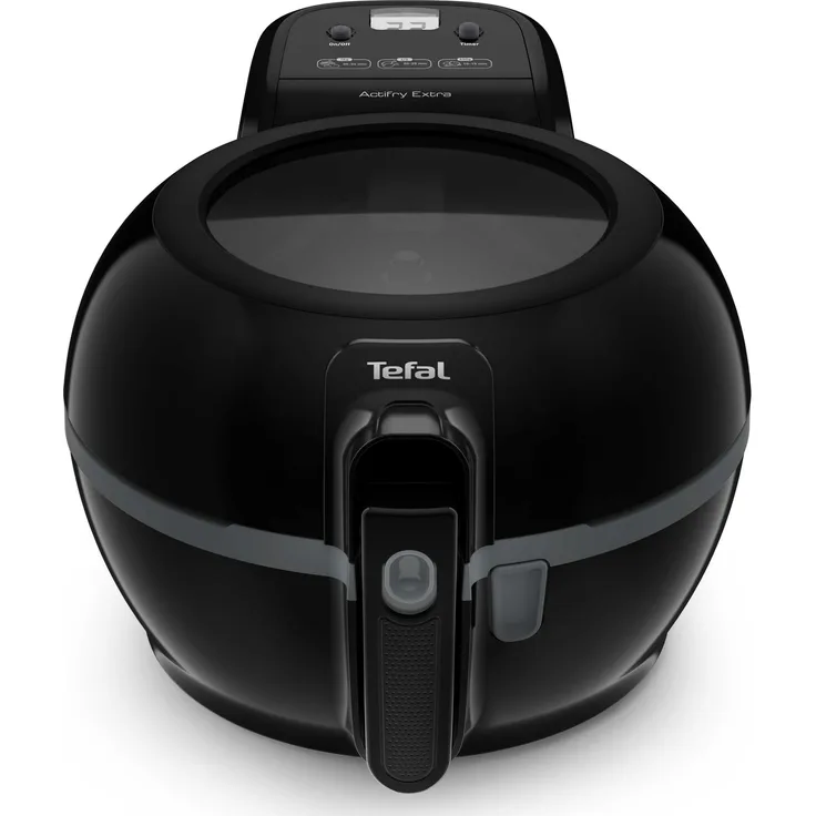 Tefal FZ7228 ActiFry Extra Heißluftfritteuse 1550 Watt, Kapazität: 1,2 kg, 4,2 Liter, Rührarm System, ohne Öl, Schwarz