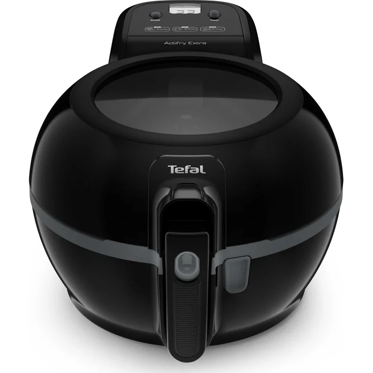Tefal FZ7228 ActiFry Extra Heißluftfritteuse 1550 Watt, Kapazität: 1,2 kg, 4,2 Liter, Rührarm System, ohne Öl, Schwarz – Bild 1