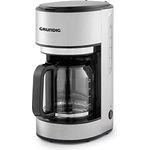 Grundig KM5620 Kaffemaschine, 1000W, 10 Tassen (1,25l), 1000, Edelstahl-Schwarz