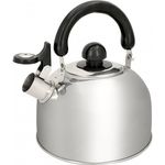 Alpina Wasserkocher, 1,8 Liter, Edelstahl, 16,5 x 19 cm, silber, schwarz