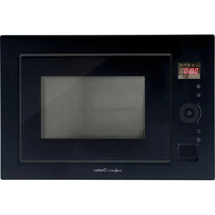 Cata MC 25 GTC 25L 900W Mikrowelle innen, Standgerät, 25 Liter Garraum, 900 Watt, Berührung, Schwarz, 1000 Watt, Glas, Edelstahl