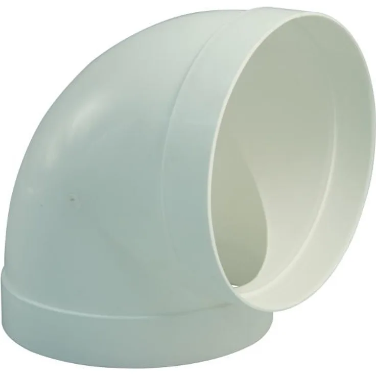 Marley Bogen 90° rund für Rohr 100 mm Ø, weiß