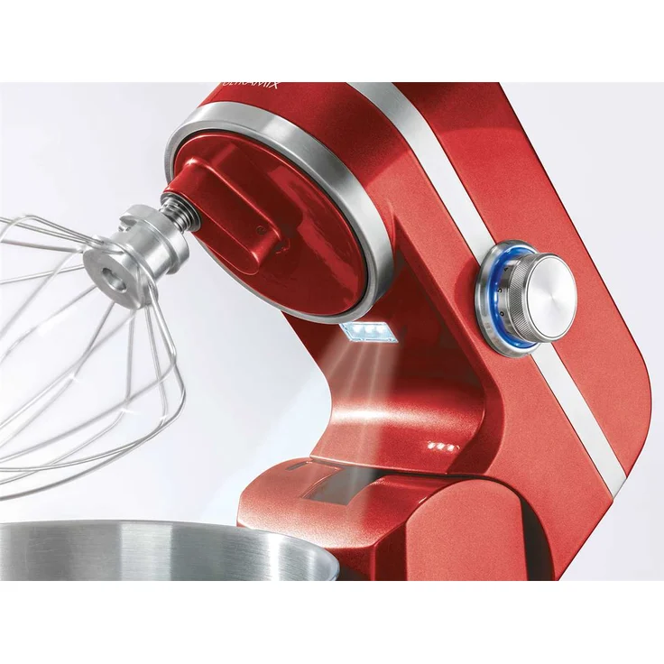 AEG KM 54WR UltraMix Küchenmaschine, 1000W, 4,8L Edelstahlschüssel, Watermelon Red – Bild 3