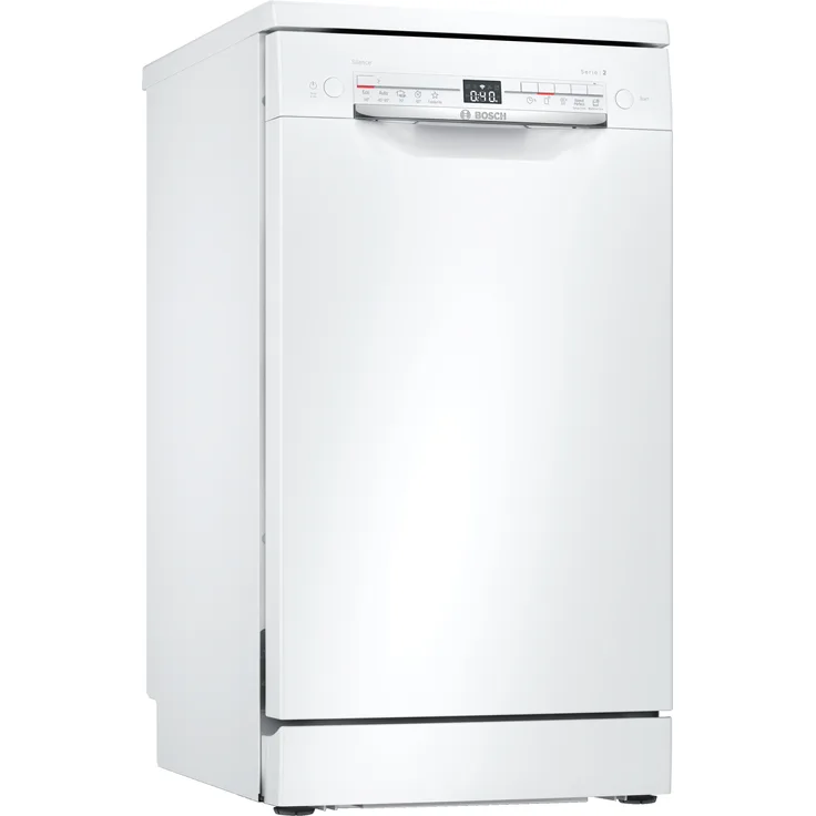 Bosch SPS2IKW10E, Geschirrspüler, F, Geräuschemissionsklasse C, Geräuschemissionen 48 Dezibel