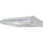 Exquisit UBH 08-2.1, Motorhaube, Standard, Breite: 60 cm, Tiefe: 47 cm, Absaugung und Rückführung (mit zusätzlichem Rückführungsset), inoxLook